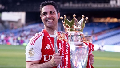 Mikel Arteta nhận giải xuất sắc nhất Ngoại hạng Anh sau chiến tích với Arsenal