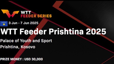 Kết quả bóng bàn ngày 28/05: Đón bão địa chấn tại WTT Feeder Prishtina và Liga Pro Đông Âu