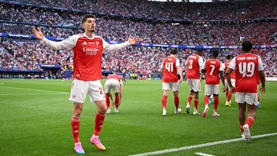 Havertz lập cột mốc lịch sử sau bàn mở tỷ số cho Arsenal trước PSG