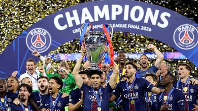 PSG trở thành đội thứ 9 giành được 2 chức vô địch Champions League liên tiếp