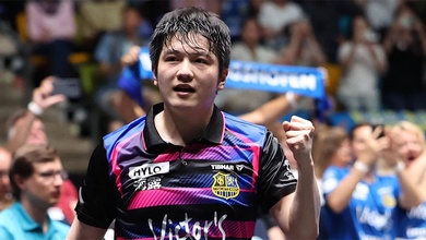 Fan Zhendong giành trọn 2 điểm đơn, đưa Saarbrücken hoàn tất cú ăn ba lịch sử của bóng bàn châu Âu
