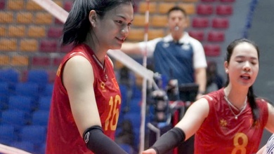 Bảng xếp hạng giải bóng chuyền AVC Cup 2026 mới nhất