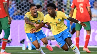 Vinicius cứu Brazil khỏi thất bại trước Marốc ở World Cup 2026