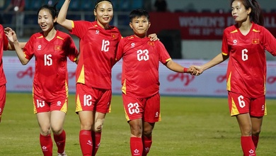 Tuyển nữ Việt Nam tiếp tục dẫn đầu Đông Nam Á trên bảng xếp hạng FIFA