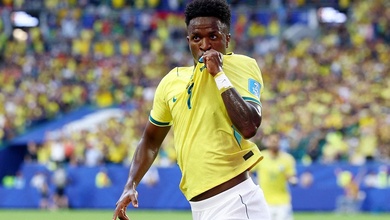 Vinicius phá kỷ lục ghi bàn của Brazil ở World Cup sau 24 năm