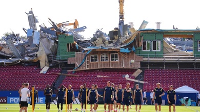 Sốc với cảnh đổ nát tại sân tập của tuyển Thụy Điển ở World Cup 2026