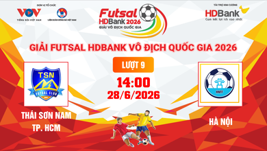 Link xem trực tiếp futsal HDBank VĐQG 2026: Thái Sơn Nam vs Hà Nội