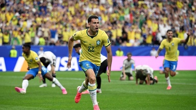 Martinelli đóng vai người hùng ở phút 90+6 đưa Brazil vào vòng 1/8