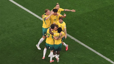 Video: Australia gỡ hòa 1-1 ở phút 55 nhờ pha phản lưới của Mohamed Hany.