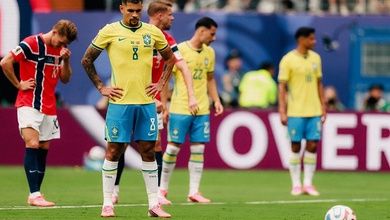 Ancelotti giải thích lý do Vinicius không thực hiện quả phạt đền trước Na Uy