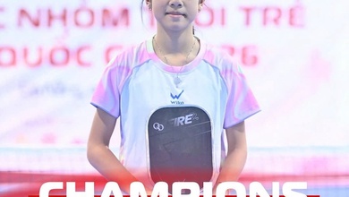 Quỳnh Ngân vô địch U12 đơn nữ vòng loại 1 giải Pickleball trẻ quốc gia 2026