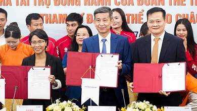 SHB tài trợ đồng hành cùng Đoàn Thể thao Việt Nam tham dự ASIAD 2026