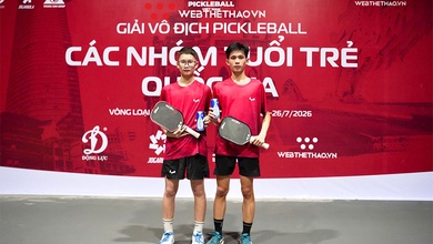 Nhà vô địch U18 đôi nam chia sẻ bí quyết sau chức vô địch tại Vòng loại 2
