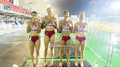 Tổ chạy 4x400m nữ giành HCV giải tiếp sức châu Á 2024, phá kỷ lục quốc gia