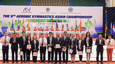 Khai mạc Giải vô địch Thể dục Aerobic Châu Á lần thứ 9