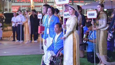 Lễ thượng cờ ASEAN Para Games 13: Đoàn thể thao người khuyết tật Việt Nam nhập cuộc với mục tiêu Top đầu