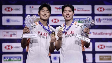Cầu lông Hàn Quốc đại thắng: Kim Won-ho và Seo Seung-jae lập kỷ lục 11 danh hiệu