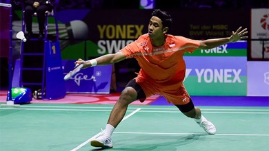 Chung kết đơn nam cầu lông Swiss Open: Alwi Farhan hụt hơi trước Yushi Tanaka và bài toán hồi phục sau giải Super 1000