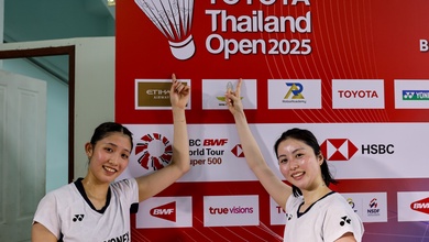 Hirokami và Hobara với hành trình hiếm thấy ở giải cầu lông Thailand Open 2025