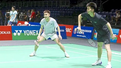 Sự kết hợp chớp nhoáng giữa Ong Yew Sin - Lwi Sheng Hao tại giải cầu lông Malaysia Masters 2026