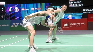 Đôi nam cầu lông số 2 thế giới Aaron Chia – Soh Wooi Yik quyết tâm xóa dớp tại Đức mở rộng