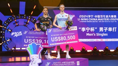 Giải cầu lông China Masters xác định top 8 thế giới đến Hàng Châu 2024