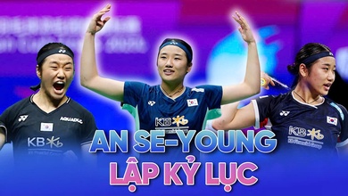 An Se-young lập kỷ lục cầu lông ở Indonesia Open