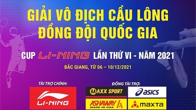Lịch thi đấu giải vô địch cầu lông Đồng đội Quốc gia mới nhất