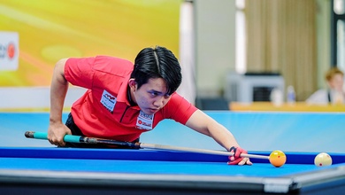 Á quân World Cup Chiêm Hồng Thái dẫn đầu bảng, vào Round 3 giải Billiards HBSF Tour 1