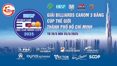 Lịch thi đấu billiard carom 3 băng TPHCM World Cup năm 2025 mới nhất ngày 19/05
