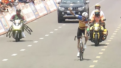 Xe đạp Cúp Truyền hình TP.HCM 2026: Christoph Janssen và màn solo 20km chấn động đường đua miền Trung