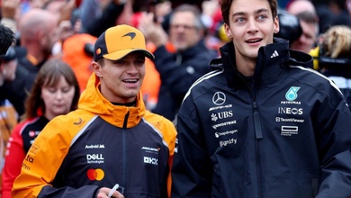 Lando Norris "tố" bạn chơi padel: George Russell đang muốn cướp ngôi vương F1 năm 2026