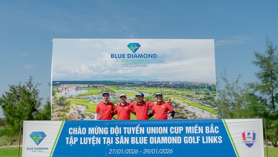 Đội tuyển VGA Union Cup Miền Bắc khởi động luyện tập cho mùa giải 2026 tại sân Blue Diamond Golf Links
