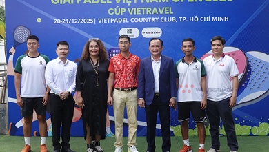 Padel chính thức có giải đấu cấp quốc gia, Cúp Vietravel 2025 hướng tới mục tiêu ASIAD 2026