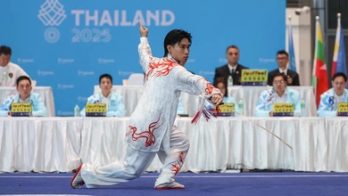 SEA Games 2025: Indonesia giành thêm 2 huy chương vàng từ môn Wushu