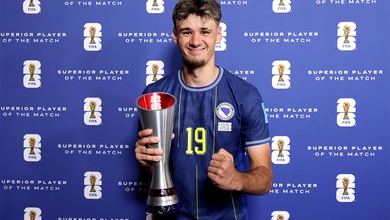 Đỉnh cao tuổi 18 của Kerim Alajbegovic: Đứng thứ 8 trong top 10 cầu thủ ghi bàn trẻ nhất World Cup