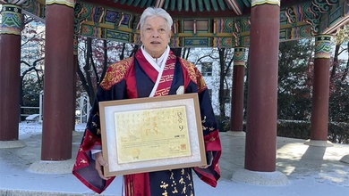 Võ sư Trương Ngọc Để lập kỷ lục: Người Việt Nam đầu tiên đạt huyền đai 9 đẳng Taekwondo quốc tế từ "cái nôi" Kukkiwon