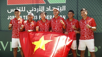 Lần đầu tiên đội hình trẻ tennis giành cơ hội thăng hạng khi gặp Malaysia tại David Cup nhóm III