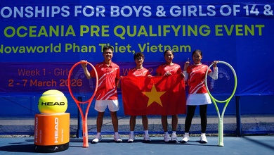 Khai mạc giải Quần vợt U14 thế giới 2026 tại Phan Thiết: Cánh cửa Grand Slam mở ra cho tay vợt Việt ngay trên sân nhà
