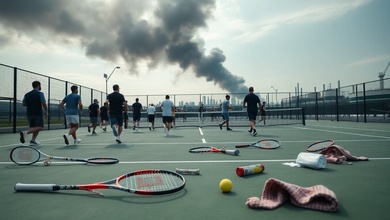 Giải quần vợt ATP tại UAE hủy bỏ vì drone và tên lửa: Khi an ninh địa chính trị đe dọa chuỗi cung ứng thể thao toàn cầu