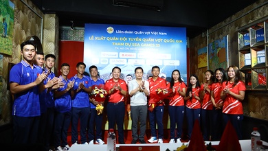 Đội tuyển Quần vợt Quốc gia chính thức xuất quân dự SEA Games 33 tại Thái Lan