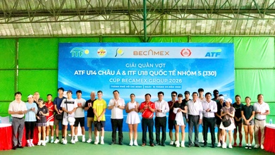 Khai mạc quần vợt ITF U18 - J30 Cúp Becamex Group 2026: Sân chơi quốc tế và bệ phóng cho tài năng trẻ Việt Nam