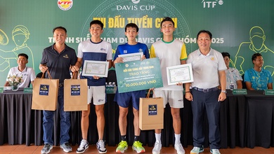 Công bố kết quả thi đấu tuyển chọn tranh suất 3-4-5 vào ĐTQG quần vợt tham dự Davis Cup Nhóm III – 2025