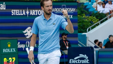 Quần vợt Miami Open 2026: Medvedev ngược dòng nghẹt thở trước "hiện tượng" 19 tuổi, Ben Shelton gây thất vọng
