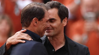 Huyền thoại quần vợt Roger Federer tiết lộ 'điều thú vị nhất' trong ngày chia tay Rafael Nadal
