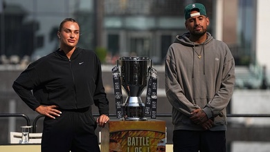 Aryna Sabalenka và Nick Kyrgios đã kiếm được bao nhiêu tiền thưởng từ trận quần vợt "Cuộc chiến giữa hai giới"?