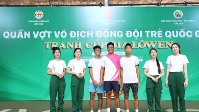 Tưng bừng khai mạc Giải Quần vợt Đồng đội Trẻ Quốc gia – Tranh Cúp Bia Löwen 2025