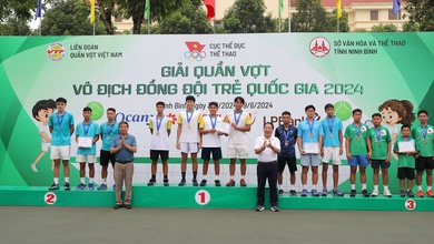 Giải quần vợt Vô địch Đồng đội trẻ Quốc gia 2024: TPHCM dẫn đầu với 4 ngôi vô địch