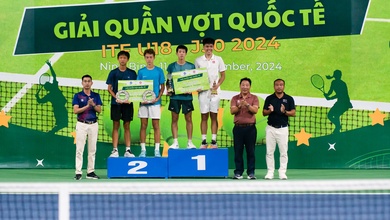 Quần vợt quốc tế ITF – J30 Ninh Bình 1 2024: Phạm La Hoàng Anh / Dương Hoàng Cương vô địch đôi nam