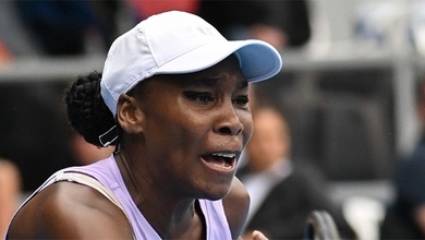 Venus Williams sẵn sàng cho thử thách tại Giải quần vợt Úc mở rộng ở tuổi 45